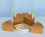 Toy Birthday Cake with Candles by PoppyBabyCo