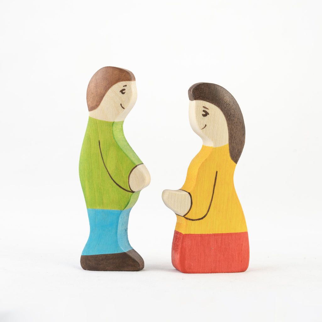 Waldorf Wooden Farmers Family- 5 pieces