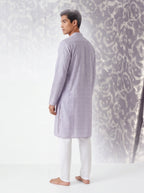 2085 - Purple Kurta with white pant