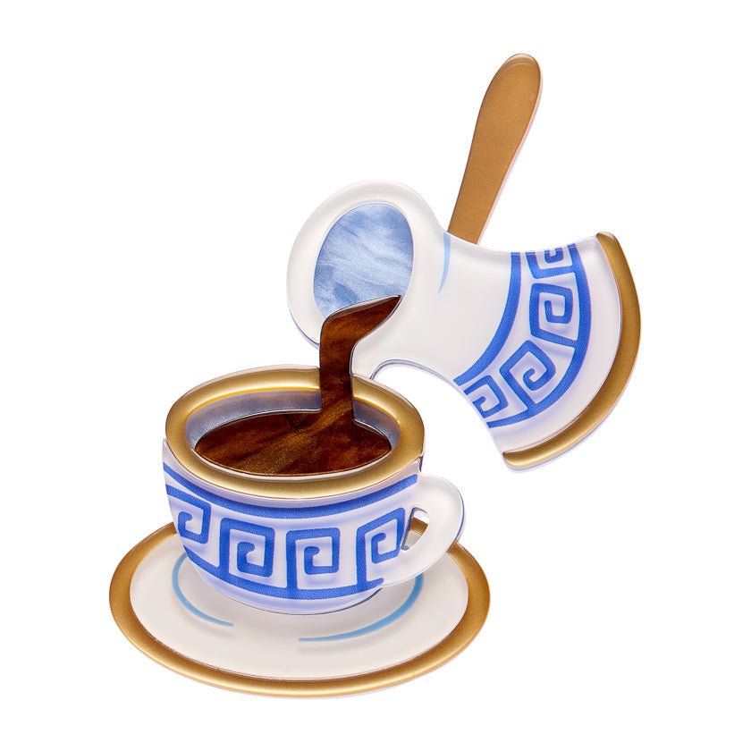 Traditional Brew Brooch by Erstwilder Brooches & Lapel Pins La Vie Bien Traditional Brew Brooch by Erstwilder