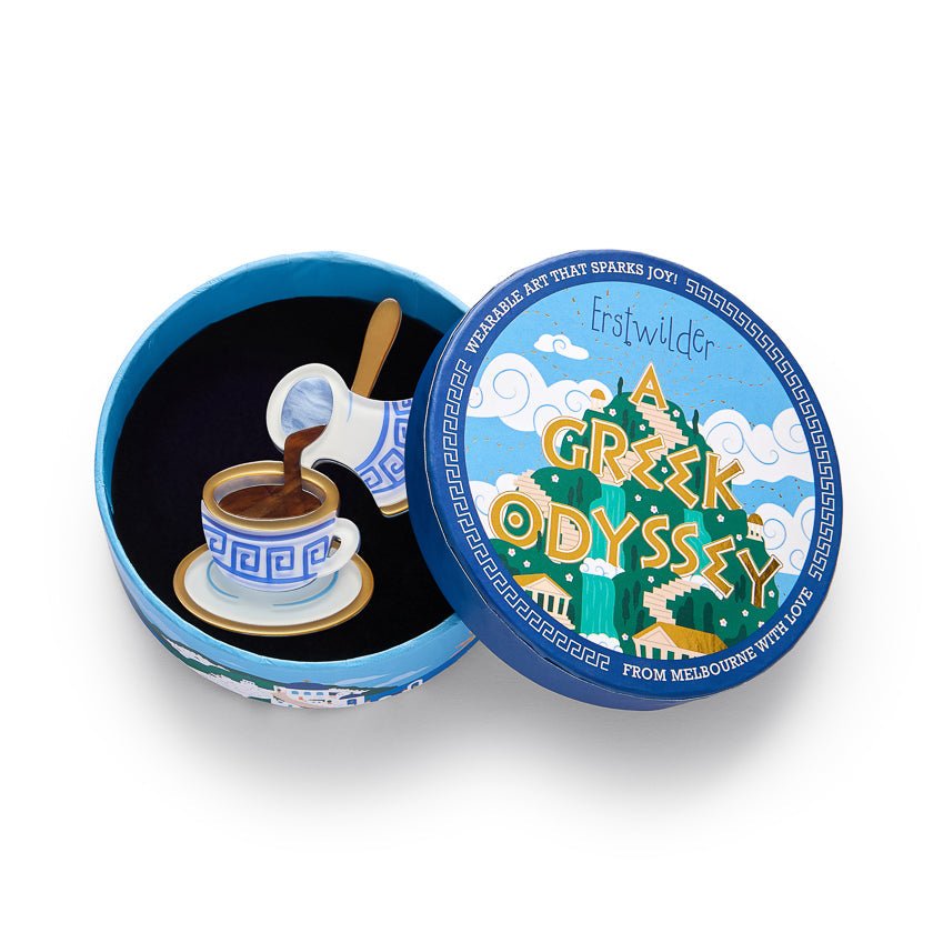 Traditional Brew Brooch by Erstwilder Brooches & Lapel Pins La Vie Bien Traditional Brew Brooch by Erstwilder