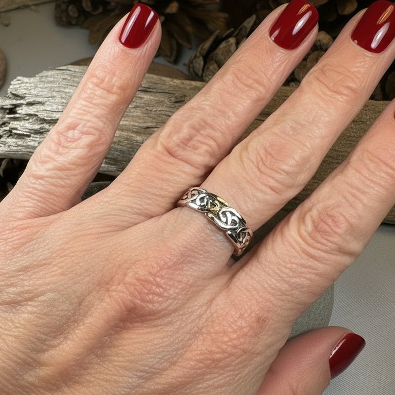 Traditional Celtic Knot Ring Ring La Vie Bien Traditional Celtic Knot Ring