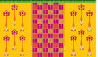 Traditional Indian Backdrop Banner for Diwali, Wedding, Seemantham Ceremony, Housewarming - 5 x 8 Feet Fabric Backdrop (1120) Festive Decor La Vie Bien Traditional Indian Backdrop Banner for Diwali, Wedding, Seemantham Ceremony, Housewarming - 5 x 8 Feet Fabric Backdrop (1120)