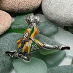 Traditional Irish Dancer Brooch for Women Brooch La Vie Bien Traditional Irish Dancer Brooch for Women