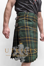 Traditional Kilt – Premium 6–8 Yard Wool, Irish Black Traditional Kilt La Vie Bien Traditional Kilt – Premium 6–8 Yard Wool, Irish Black