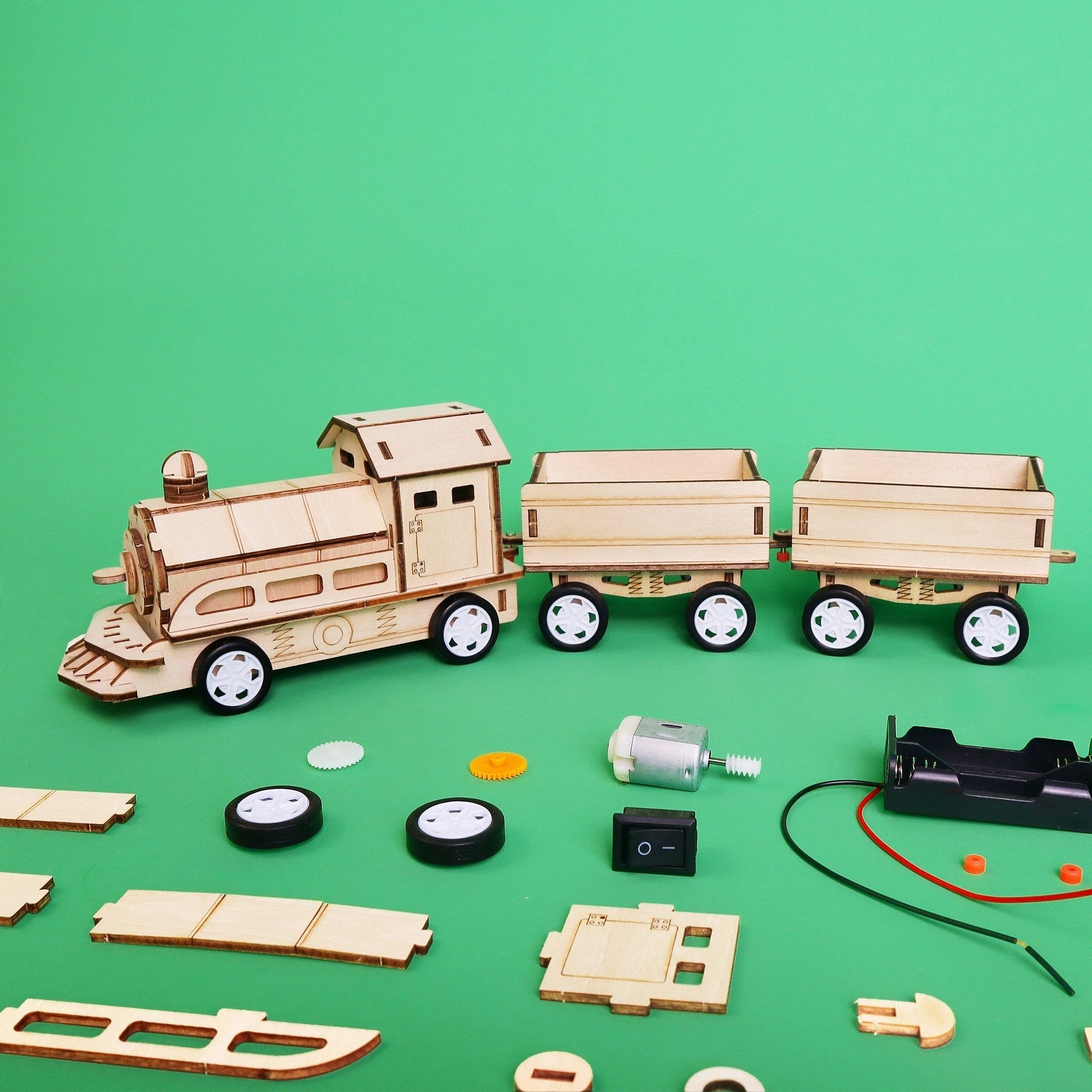 Train DIY Kit, Educational STEM Toy by Kitsville