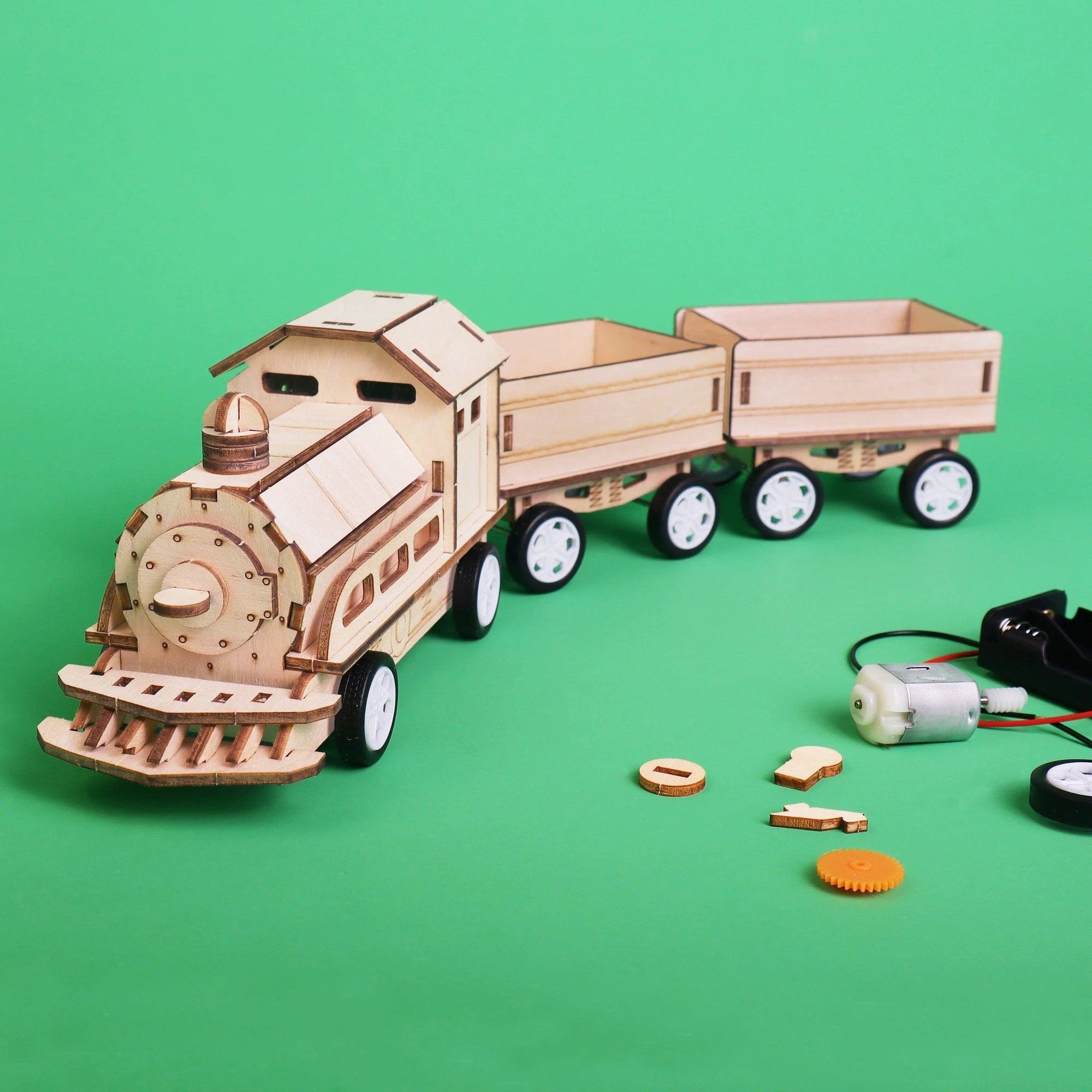Train DIY Kit, Educational STEM Toy by Kitsville