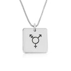 Transgender Pride Necklace La Vie Bien Transgender Pride Necklace