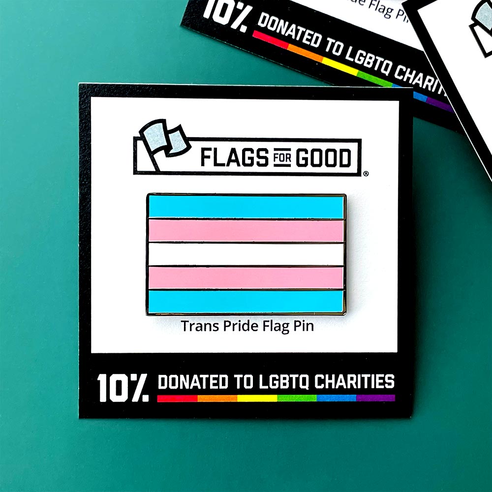 Transgender (Trans) Pride Flag Enamel Pin Enamel Pin La Vie Bien Transgender (Trans) Pride Flag Enamel Pin