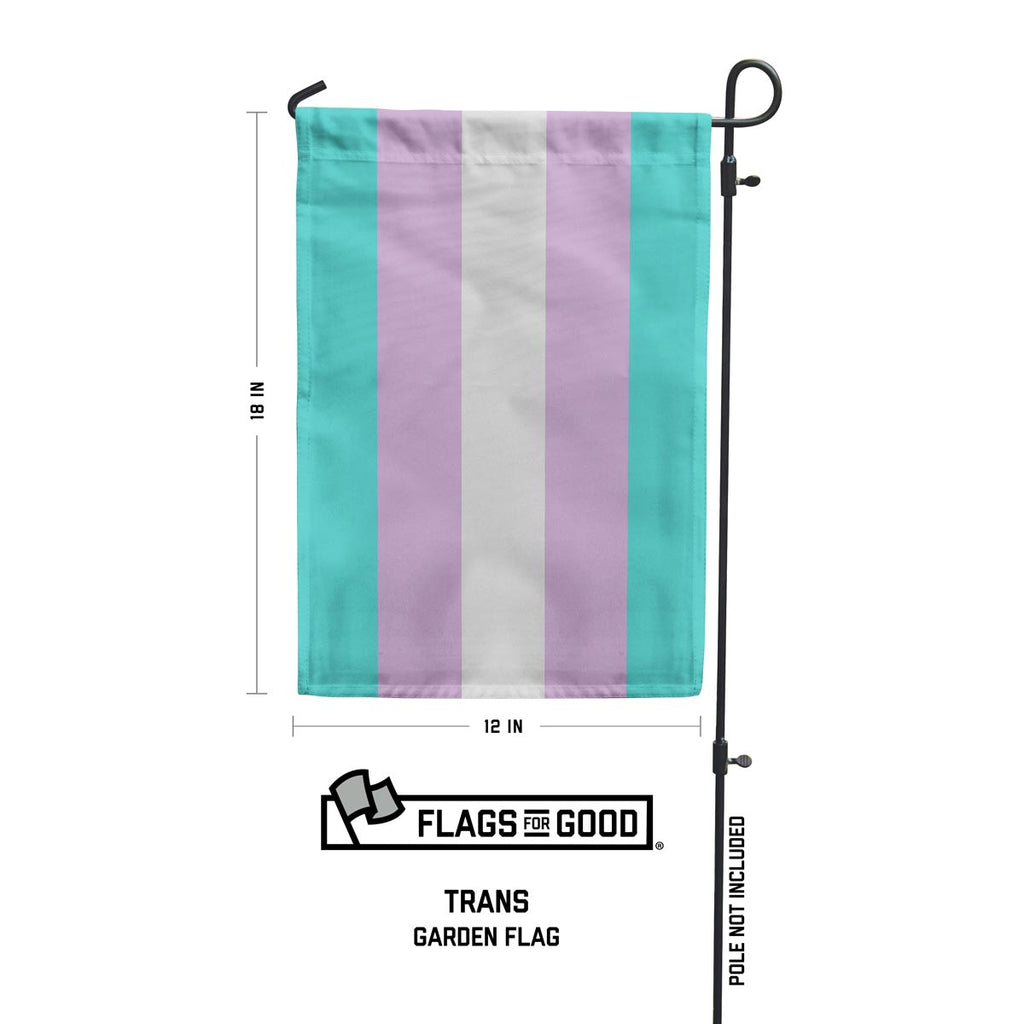 Transgender (Trans) Pride Garden Flag Garden Flag La Vie Bien Transgender (Trans) Pride Garden Flag