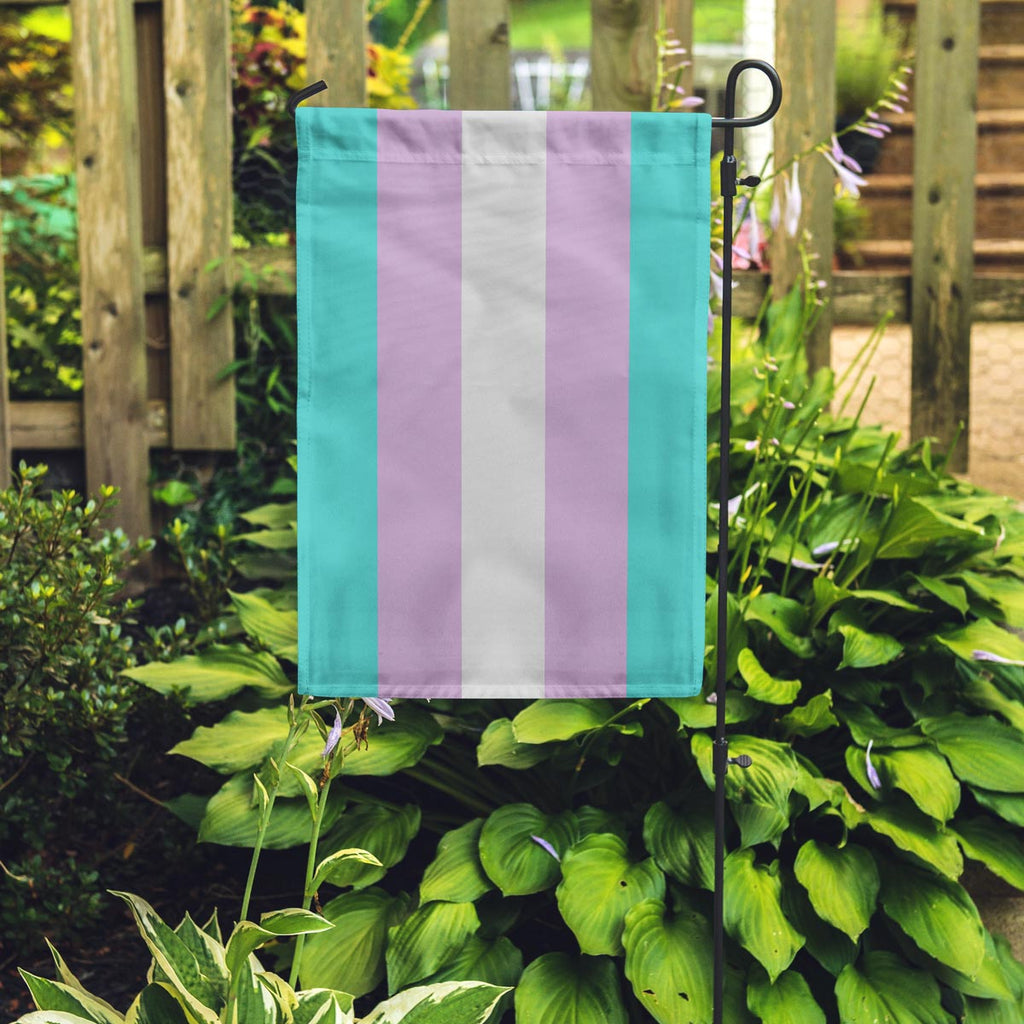 Transgender (Trans) Pride Garden Flag Garden Flag La Vie Bien Transgender (Trans) Pride Garden Flag