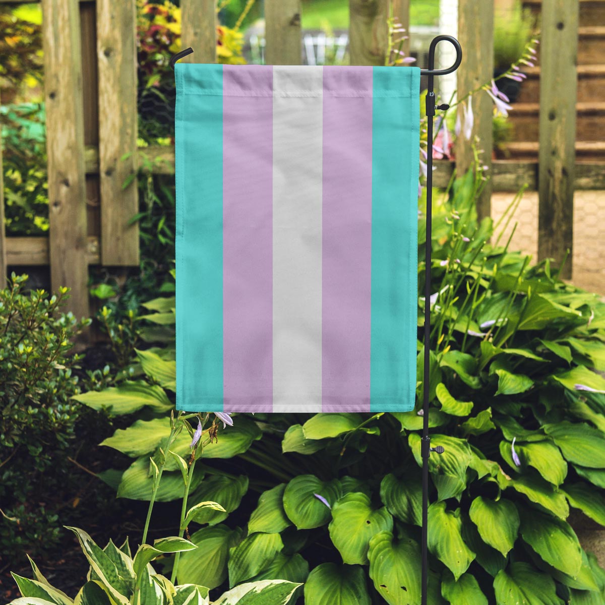 Transgender (Trans) Pride Garden Flag Garden Flag La Vie Bien Transgender (Trans) Pride Garden Flag