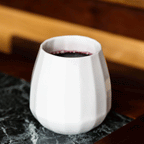 Translucent Porcelain Wine Glass by Ember Collective