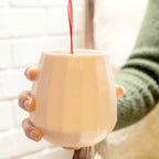 Translucent Porcelain Wine Glass by Ember Collective
