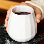 Translucent Porcelain Wine Glass by Ember Collective
