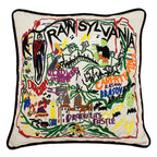 Transylvania Halloween Hand - Embroidered Pillow Pillows La Vie Bien Transylvania Halloween Hand - Embroidered Pillow