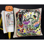 Transylvania Halloween Hand - Embroidered Pillow Pillows La Vie Bien Transylvania Halloween Hand - Embroidered Pillow