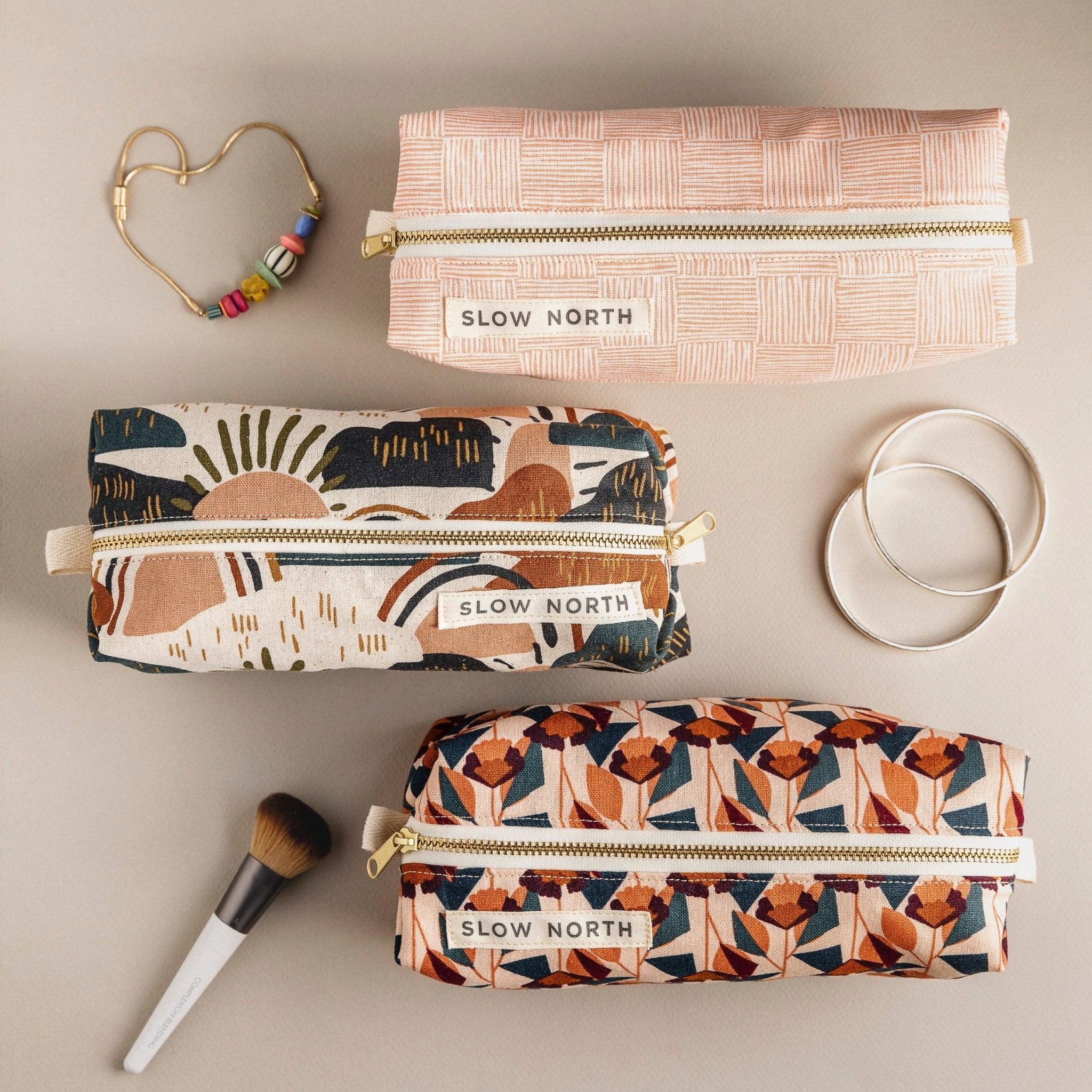 Travel Pouch - Blush Florence Bags & Pouches La Vie Bien Travel Pouch - Blush Florence