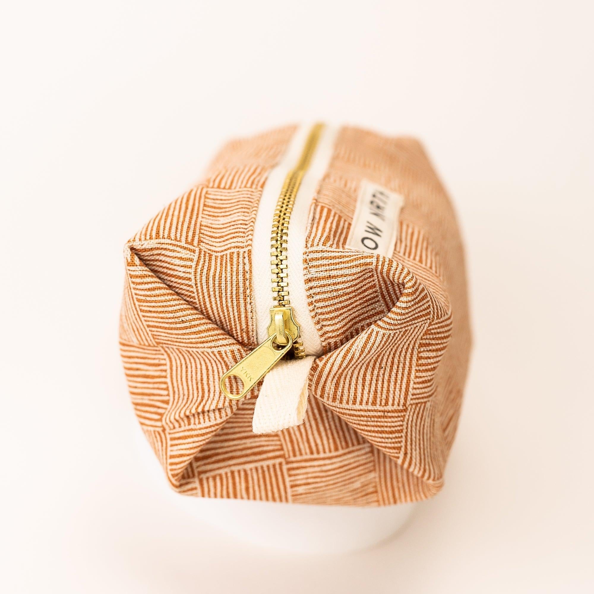 Travel Pouch - Copper Fields Bags & Pouches La Vie Bien Travel Pouch - Copper Fields