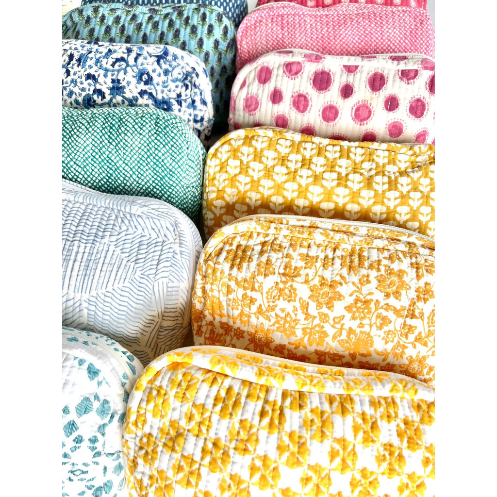 Travel Pouch Made from Upcycled Fabric Travel Bottles & Containers La Vie Bien Travel Pouch Made from Upcycled Fabric