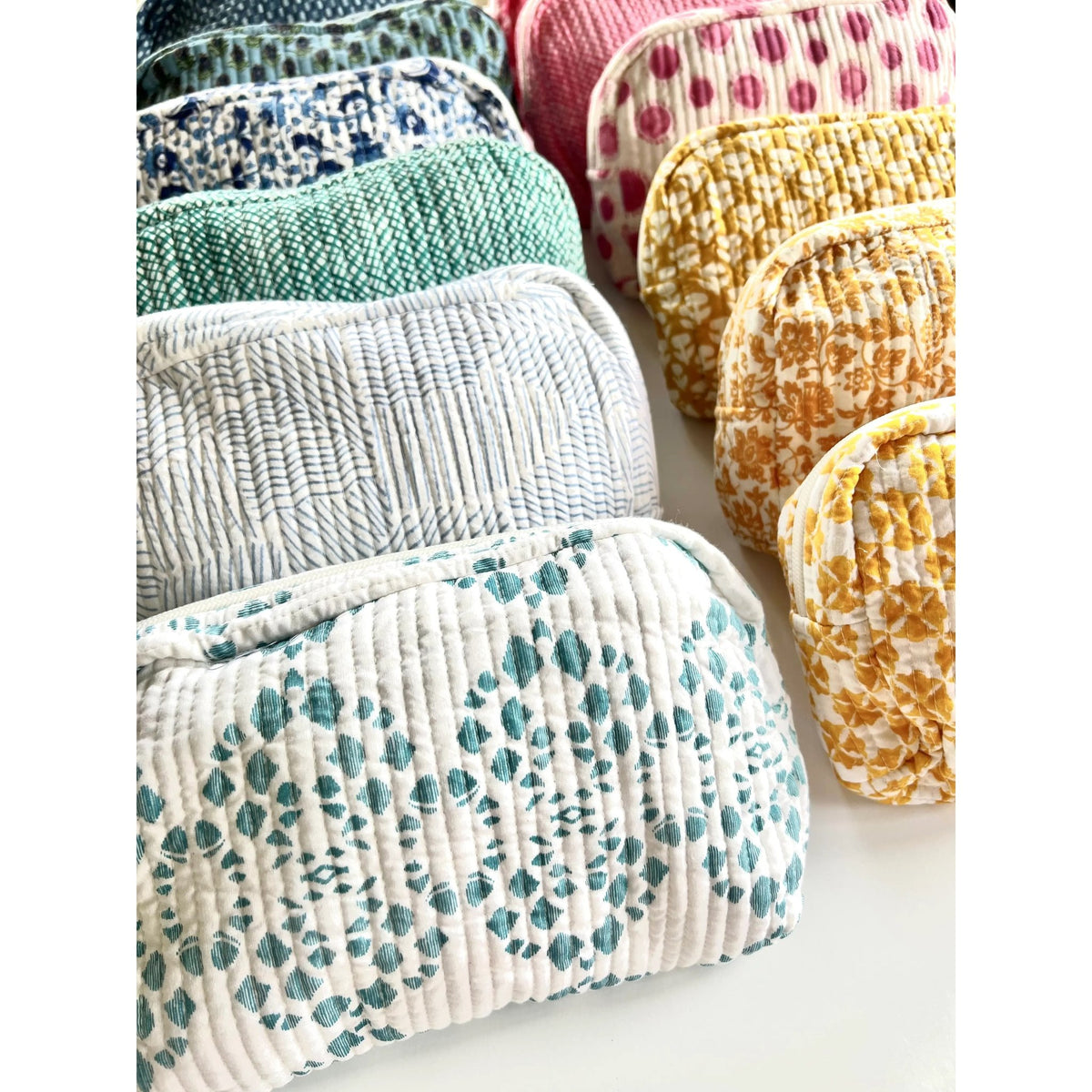 Travel Pouch Made from Upcycled Fabric Travel Bottles & Containers La Vie Bien Travel Pouch Made from Upcycled Fabric