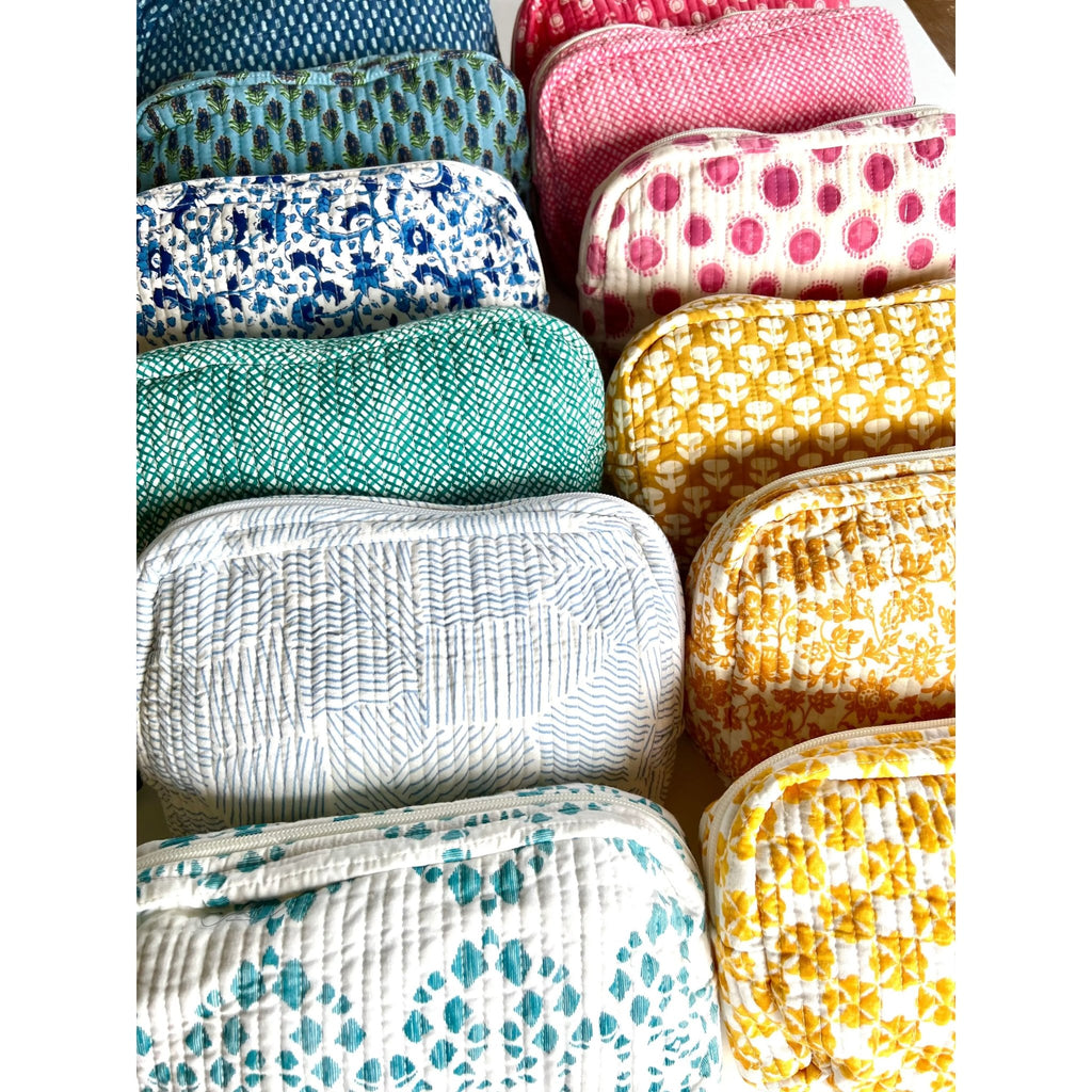 Travel Pouch Made from Upcycled Fabric Travel Bottles & Containers La Vie Bien Travel Pouch Made from Upcycled Fabric