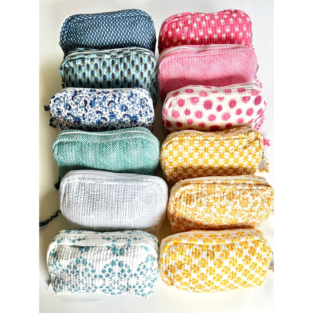 Travel Pouch Made from Upcycled Fabric Travel Bottles & Containers La Vie Bien Travel Pouch Made from Upcycled Fabric