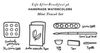 Travel Watercolor Kit Art Supplies La Vie Bien Travel Watercolor Kit