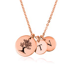 Tree Necklace with Initial Disk