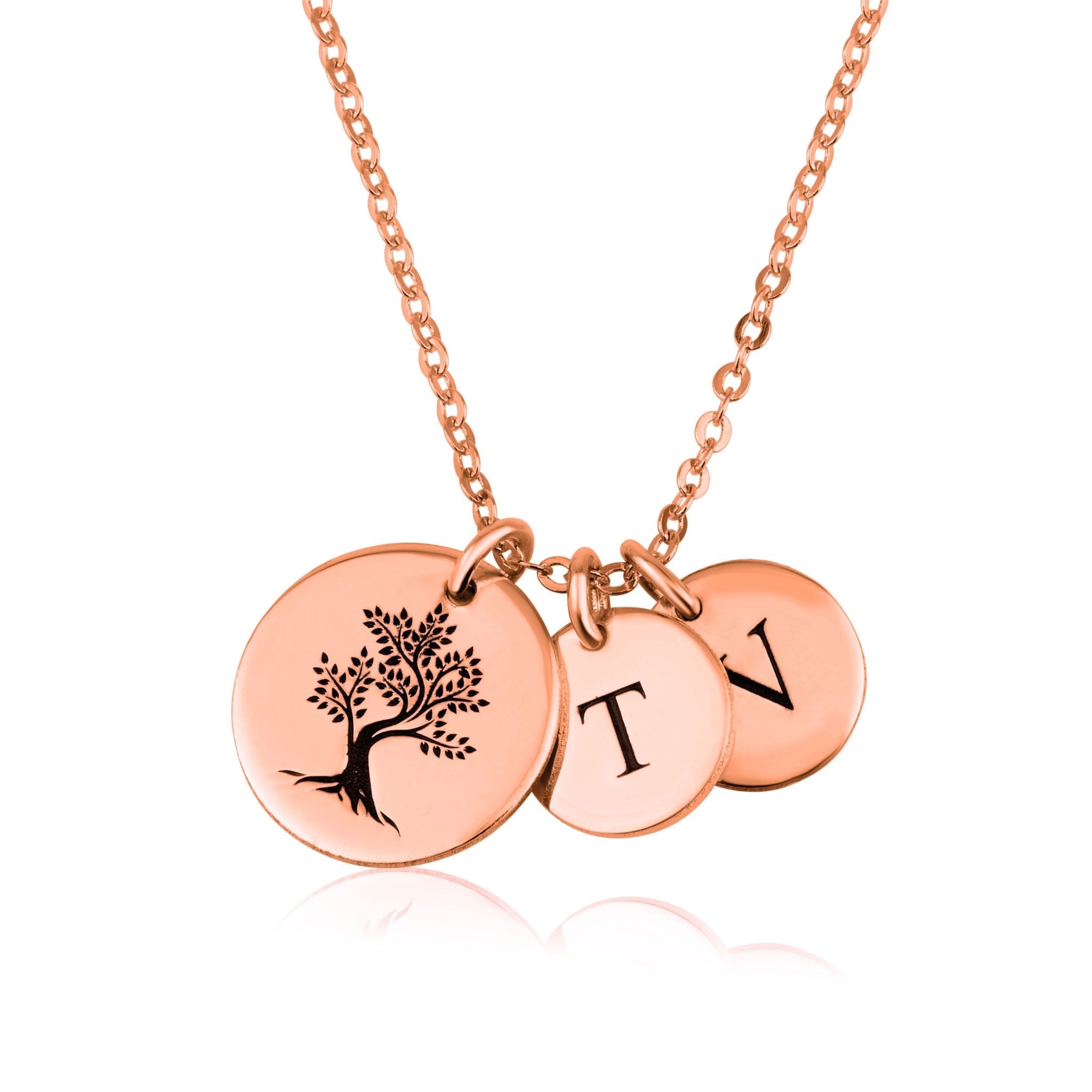Tree Necklace with Initial Disk