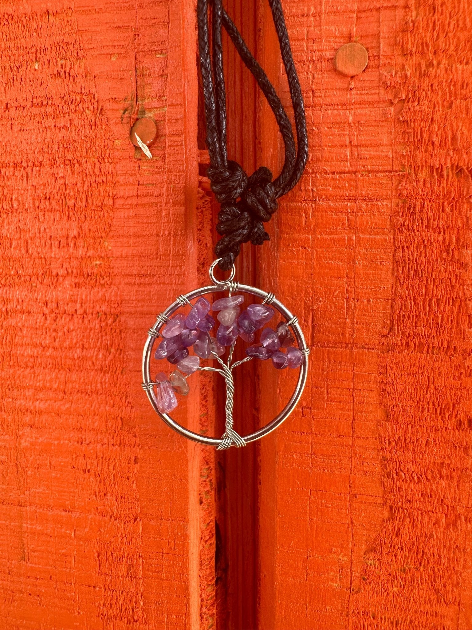 Tree of Life Gemstone Necklace La Vie Bien Tree of Life Gemstone Necklace
