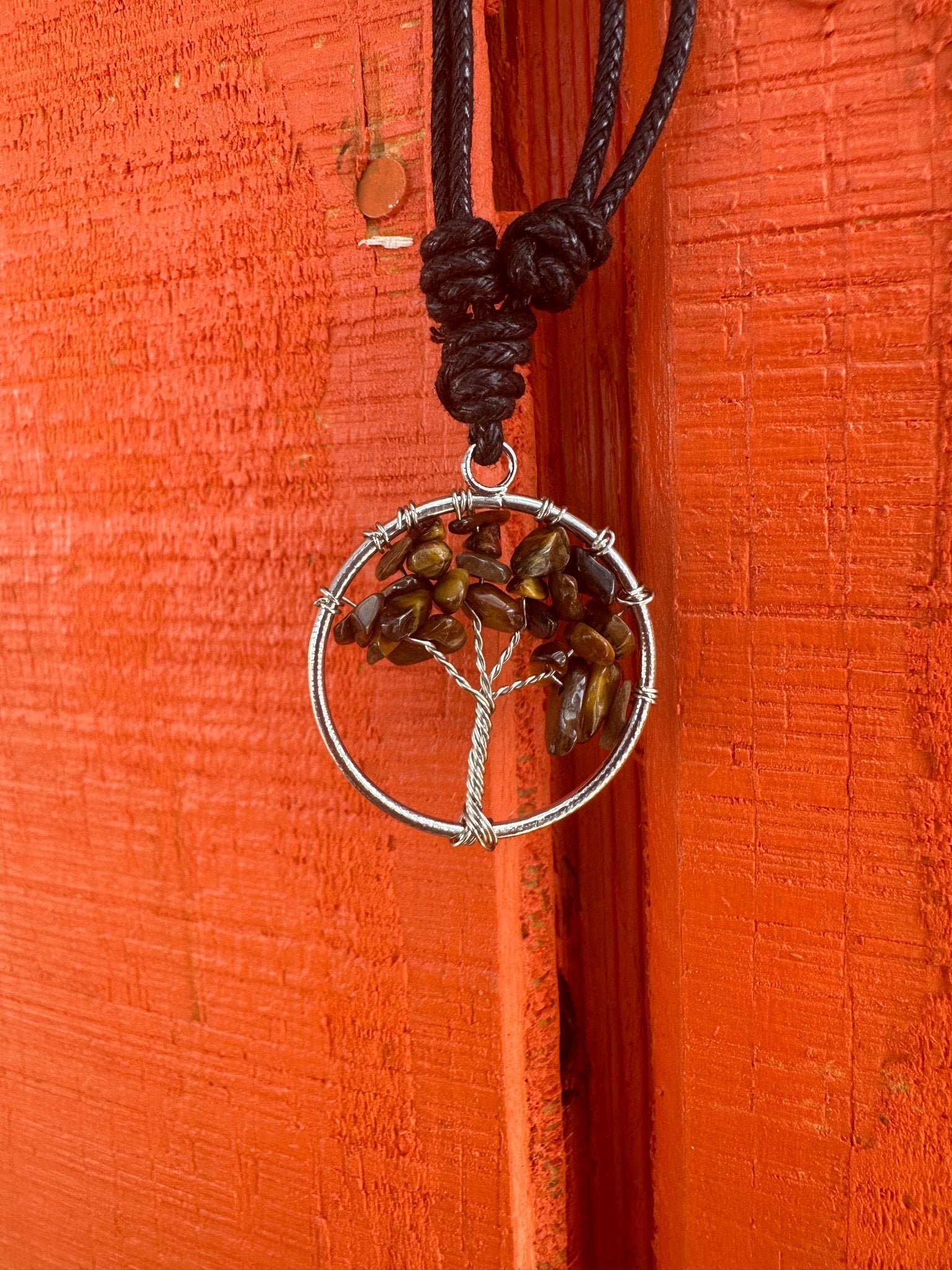 Tree of Life Gemstone Necklace La Vie Bien Tree of Life Gemstone Necklace