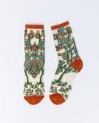 Tree of Life Sheer Crew Sock by Sock Candy