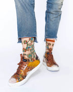 Tree of Life Sheer Crew Sock by Sock Candy