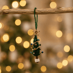 Tree Seed Bead Ornament - Guatemala Decor La Vie Bien Tree Seed Bead Ornament - Guatemala