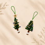 Tree Seed Bead Ornament - Guatemala Decor La Vie Bien Tree Seed Bead Ornament - Guatemala