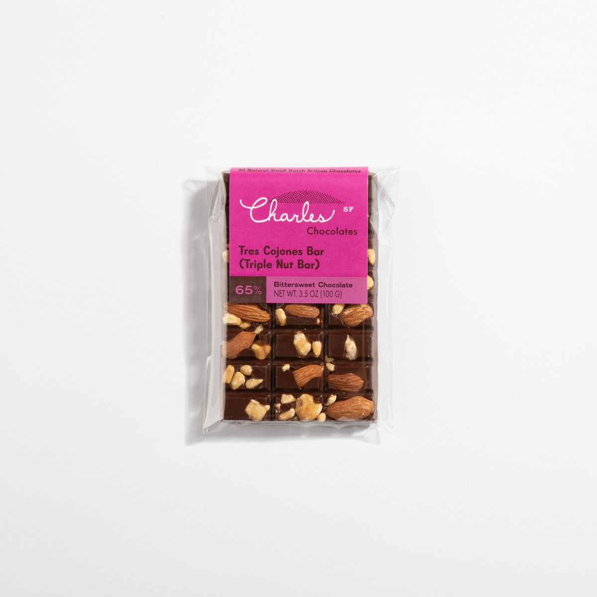 Tres Cojones (Triple Nut) Bar Bars La Vie Bien Tres Cojones (Triple Nut) Bar