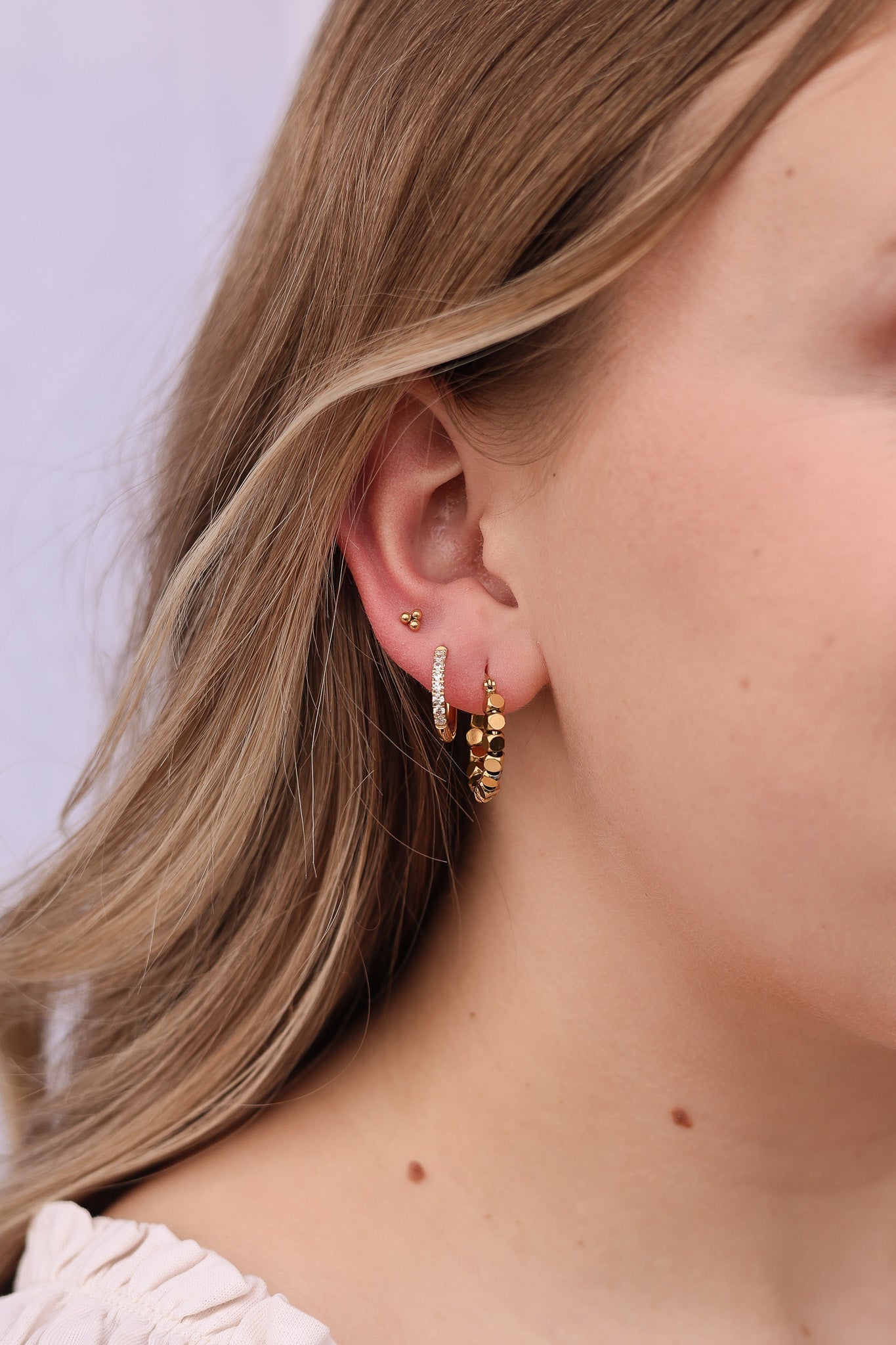 Tri-Dot Flat Back Stud flat back La Vie Bien Tri-Dot Flat Back Stud