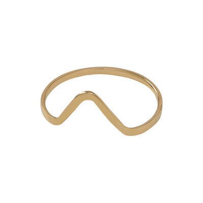 Triangle Dipped Gold Plate Multi Wire Ring Rings - Fine La Vie Bien Triangle Dipped Gold Plate Multi Wire Ring