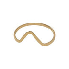 Triangle Dipped Gold Plate Multi Wire Ring Rings - Fine La Vie Bien Triangle Dipped Gold Plate Multi Wire Ring