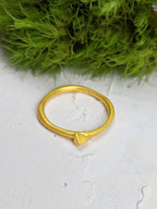 Triangle Stud Stacking Ring ring La Vie Bien Triangle Stud Stacking Ring