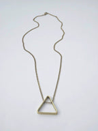 Pyramid Pendant Necklace by Fair Anita