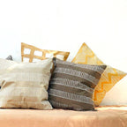 Tribal Cloth Rake Clay Pillow Cover La Vie Bien Tribal Cloth Rake Clay Pillow Cover