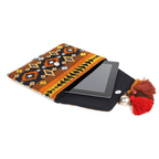 Tribal Clutch with Tassels & Bells - Thailand Bags La Vie Bien Tribal Clutch with Tassels & Bells - Thailand