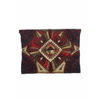 Tribal Embroidered Clutch Pompom Bag - Thailand Bags La Vie Bien Tribal Embroidered Clutch Pompom Bag - Thailand