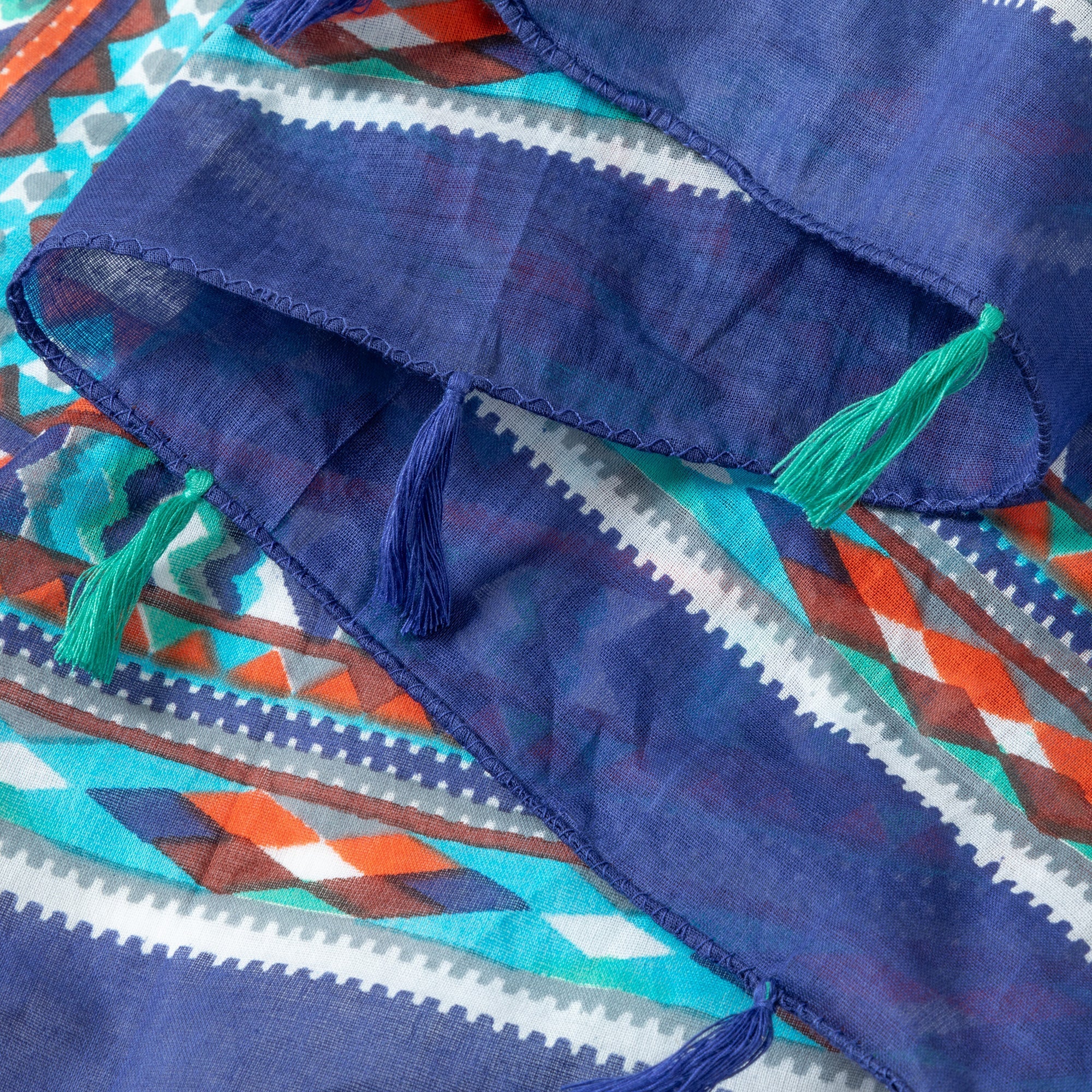 Tribal Tassel Scarf Scarves & Bandanas La Vie Bien Tribal Tassel Scarf