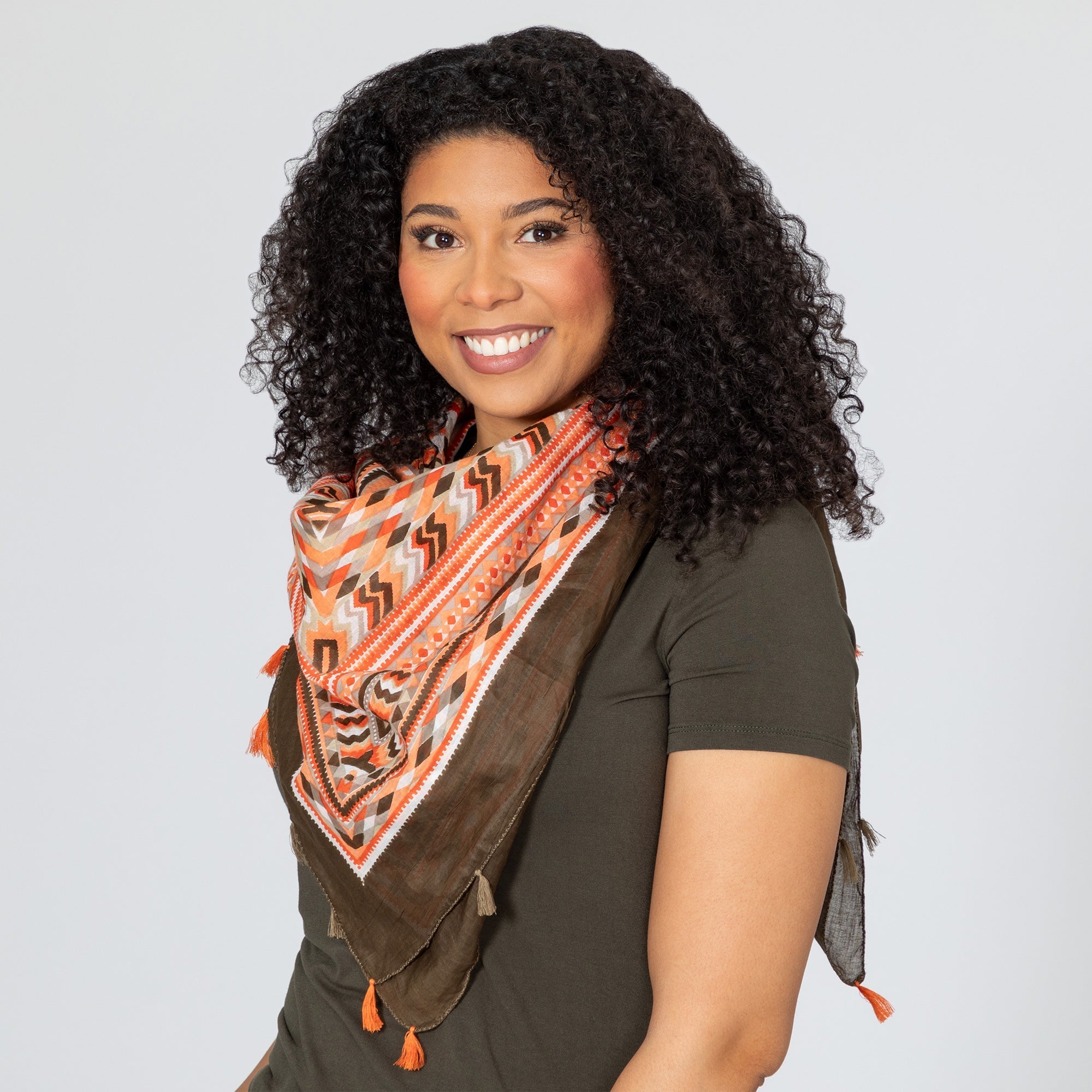 Tribal Tassel Scarf Scarves & Bandanas La Vie Bien Tribal Tassel Scarf