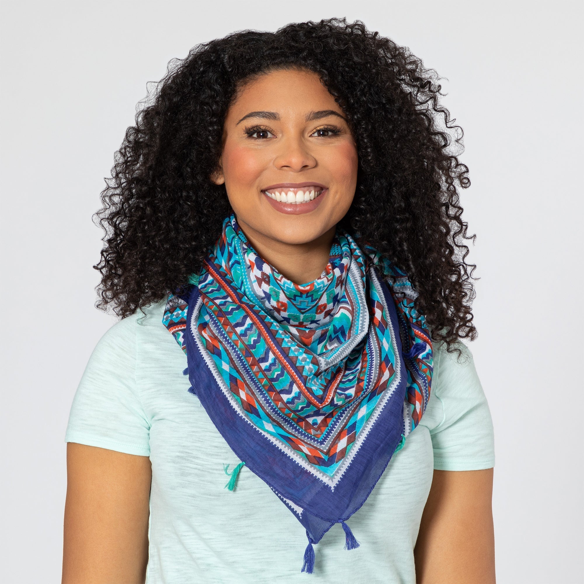 Tribal Tassel Scarf Scarves & Bandanas La Vie Bien Tribal Tassel Scarf