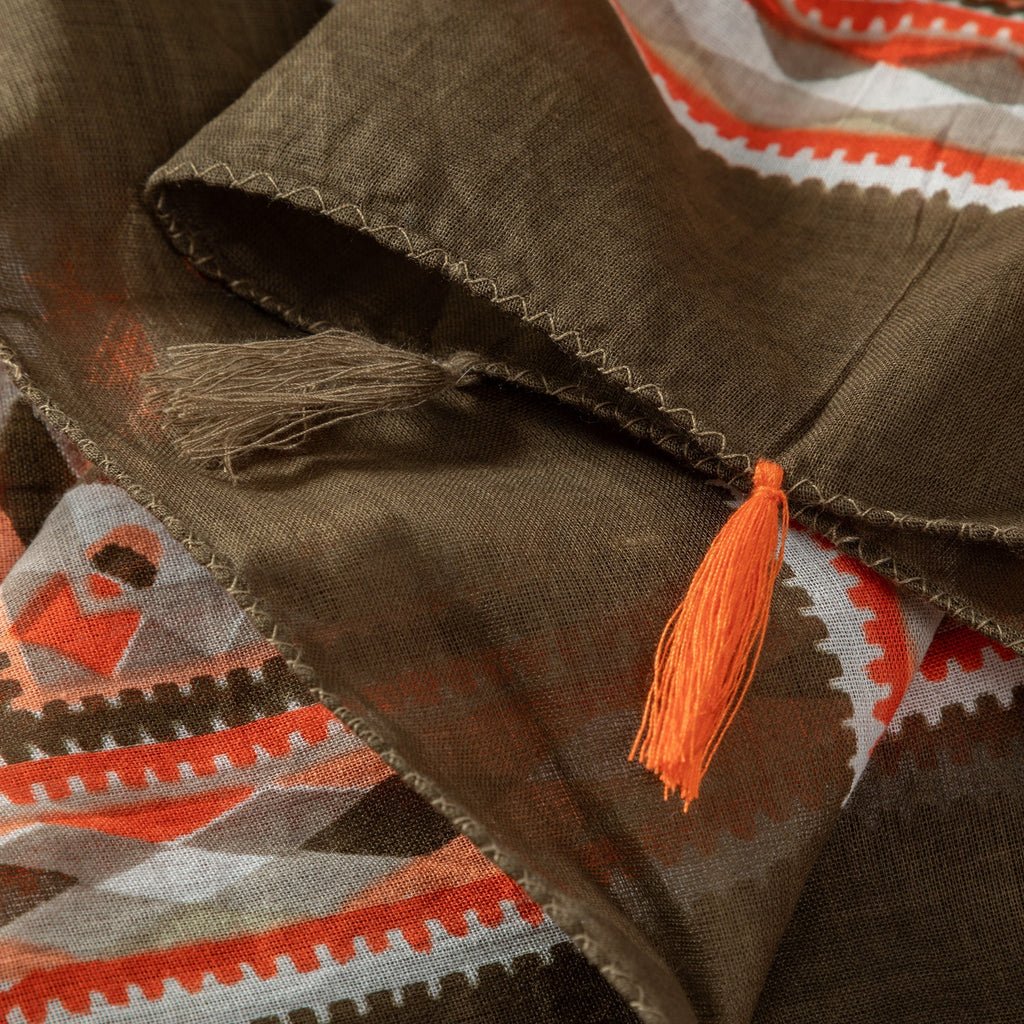 Tribal Tassel Scarf Scarves & Bandanas La Vie Bien Tribal Tassel Scarf