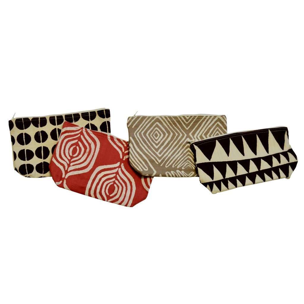 Tribal Textiles Catch-all Pouch Cosmetic & Jewelry Bags La Vie Bien Tribal Textiles Catch-all Pouch